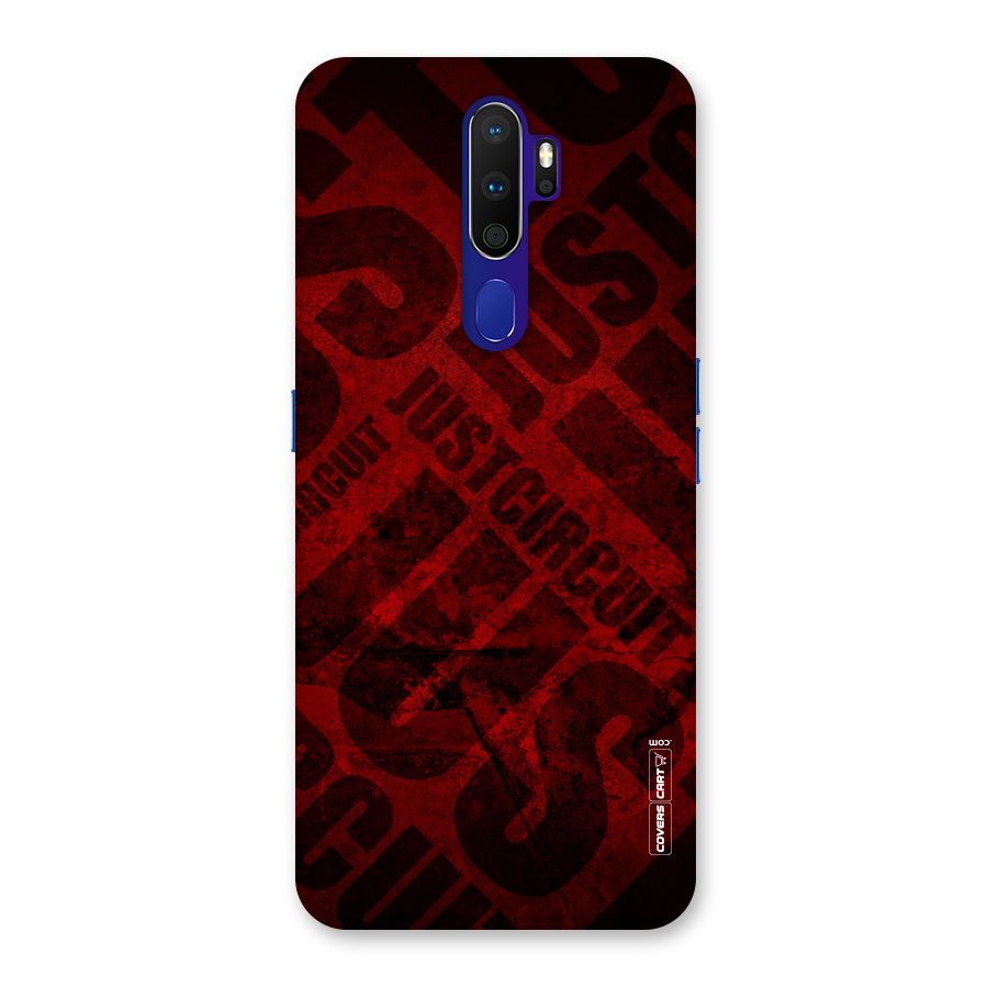 Just Circuit Back Case for Oppo A9 (2020)