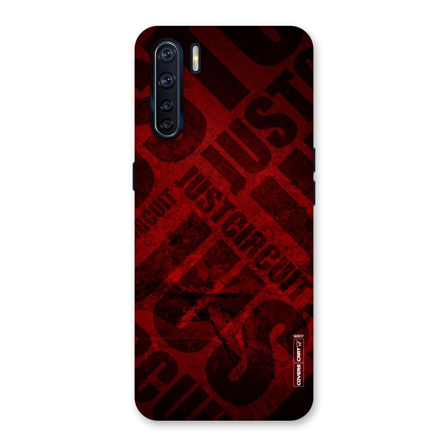 Just Circuit Back Case for Oppo F15