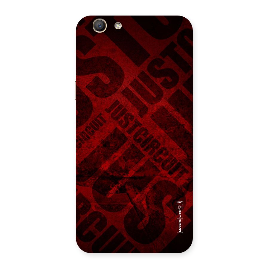 Just Circuit Back Case for Oppo F1s