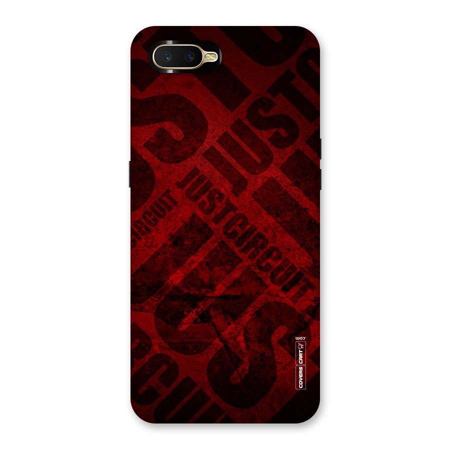 Just Circuit Back Case for Oppo K1