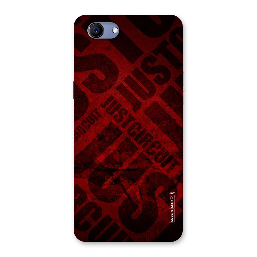 Just Circuit Back Case for Oppo Realme 1