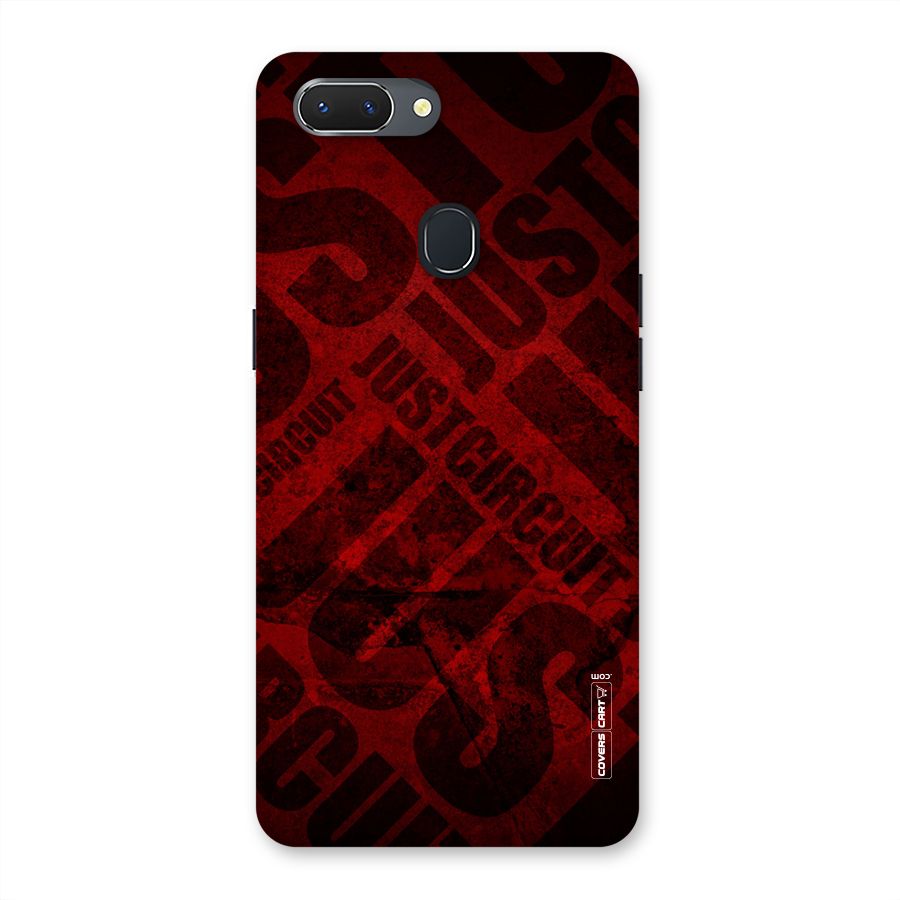 Just Circuit Back Case for Oppo Realme 2