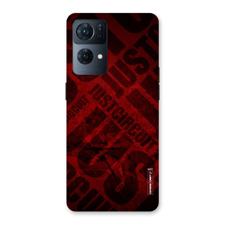 Just Circuit Back Case for Oppo Reno7 Pro 5G