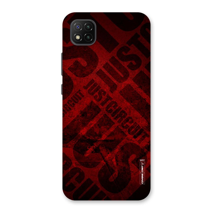 Just Circuit Back Case for Poco C3
