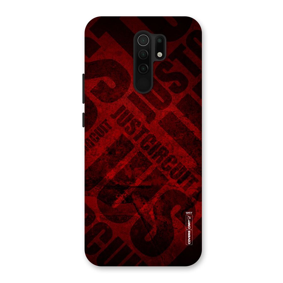 Just Circuit Back Case for Poco M2
