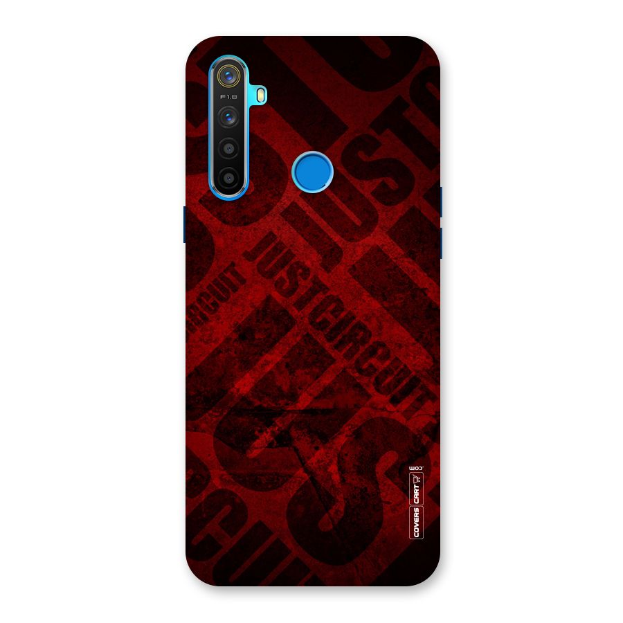 Just Circuit Back Case for Realme 5