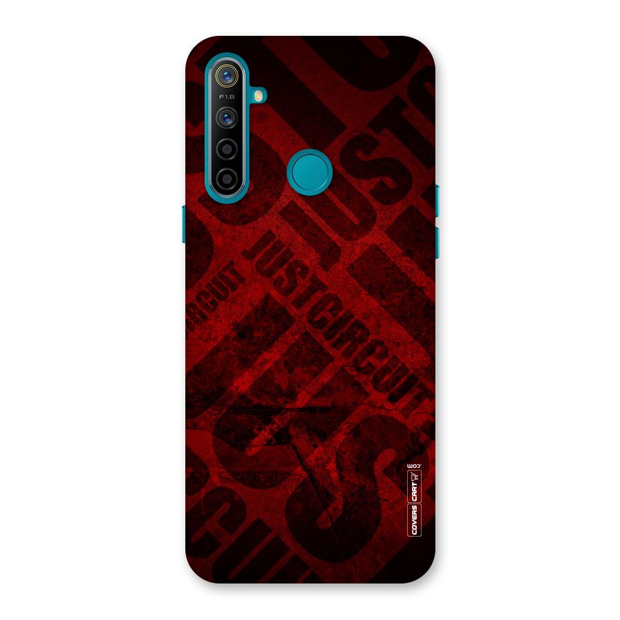 Just Circuit Back Case for Realme 5i