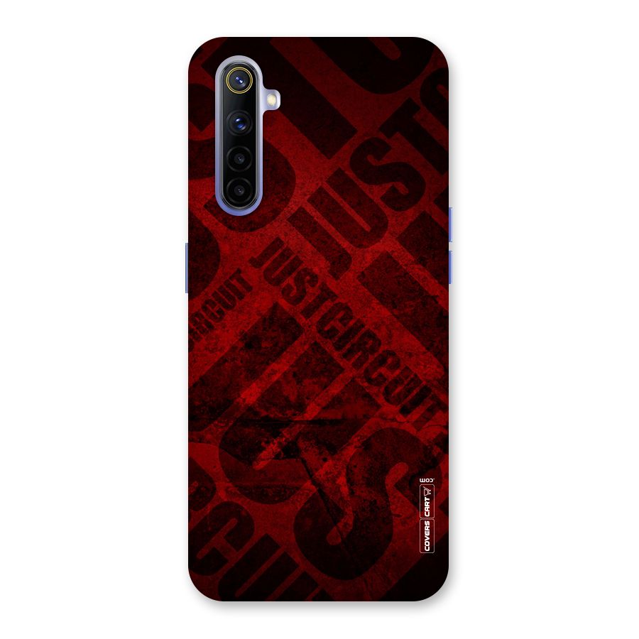 Just Circuit Back Case for Realme 6