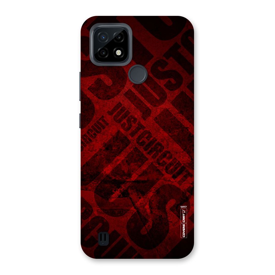Just Circuit Back Case for Realme C21