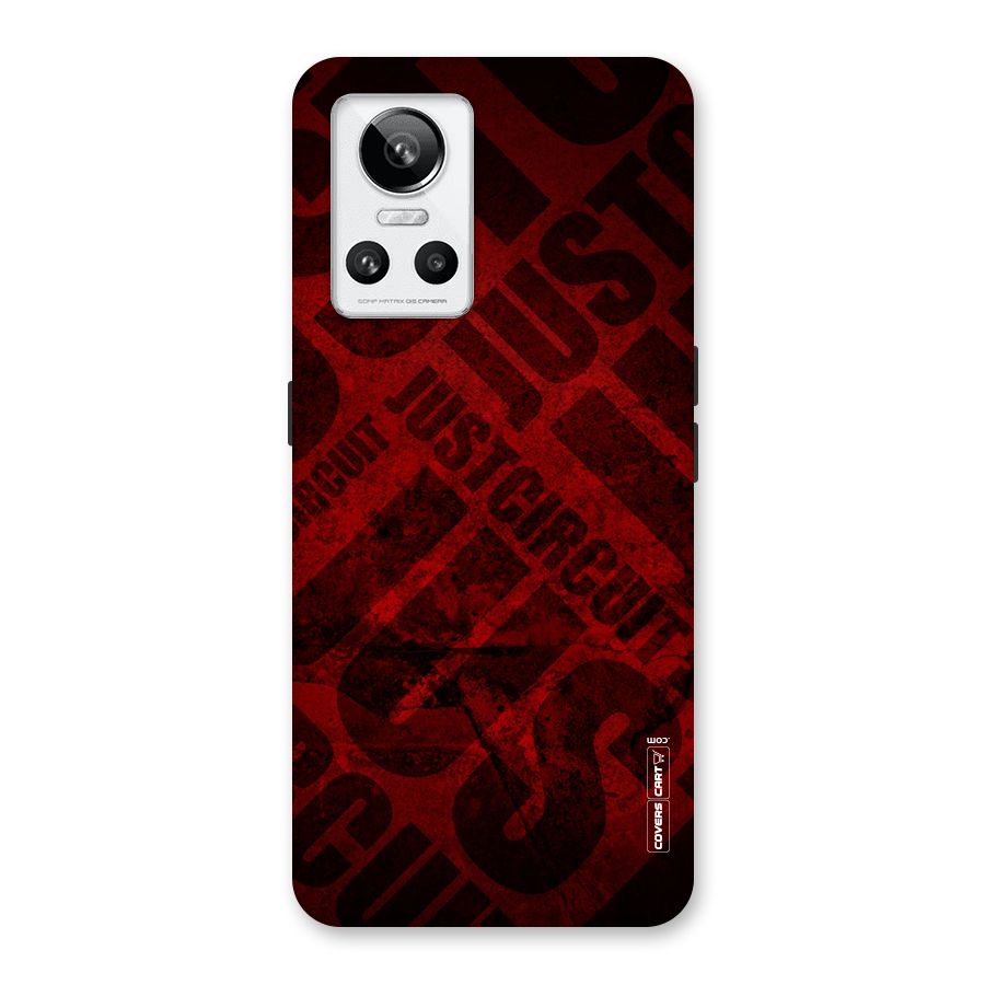 Just Circuit Back Case for Realme GT Neo 3