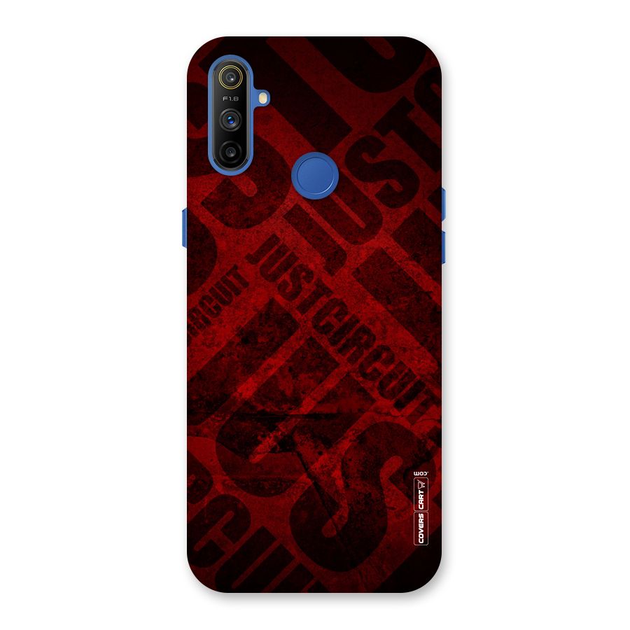 Just Circuit Back Case for Realme Narzo 10A