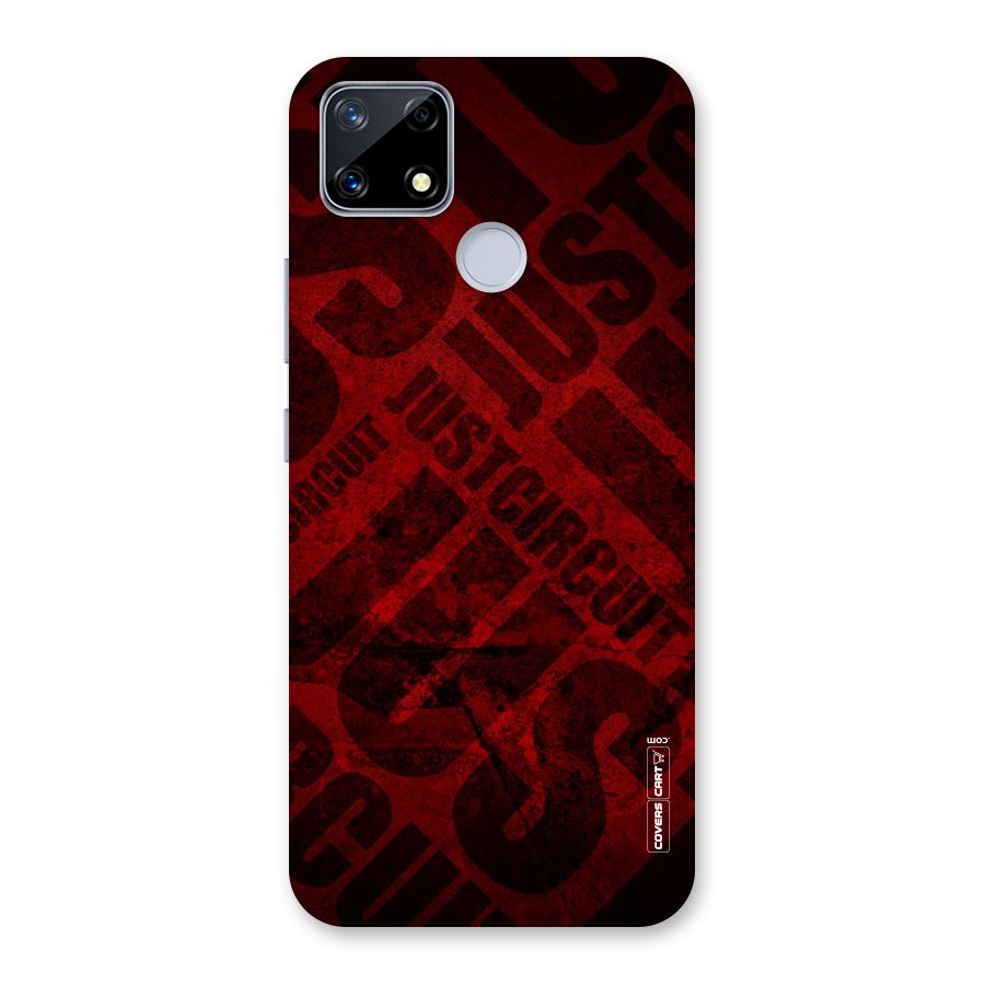 Just Circuit Back Case for Realme Narzo 20