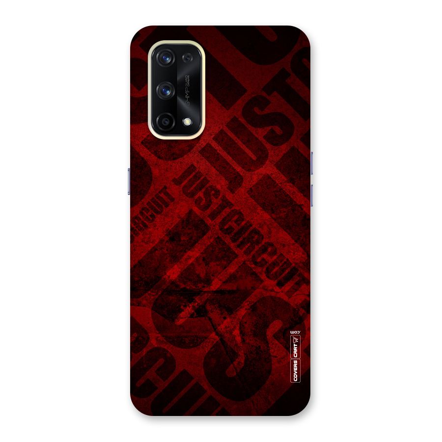 Just Circuit Glass Back Case for Realme X7 Pro