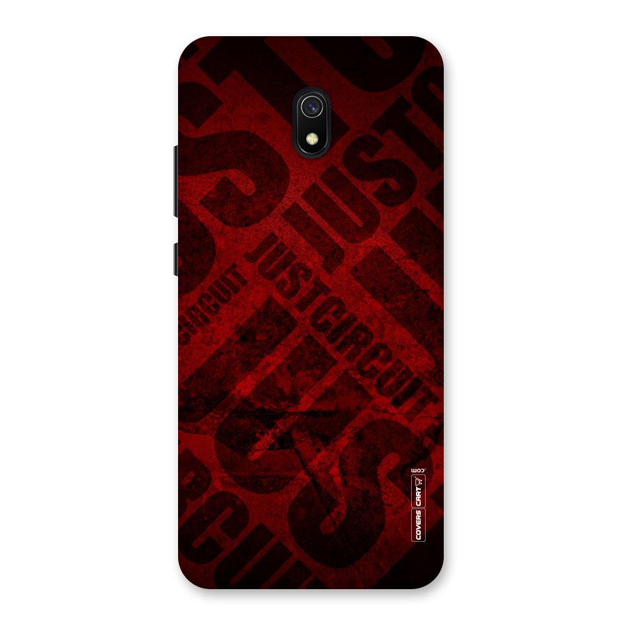 Just Circuit Back Case for Redmi 8A