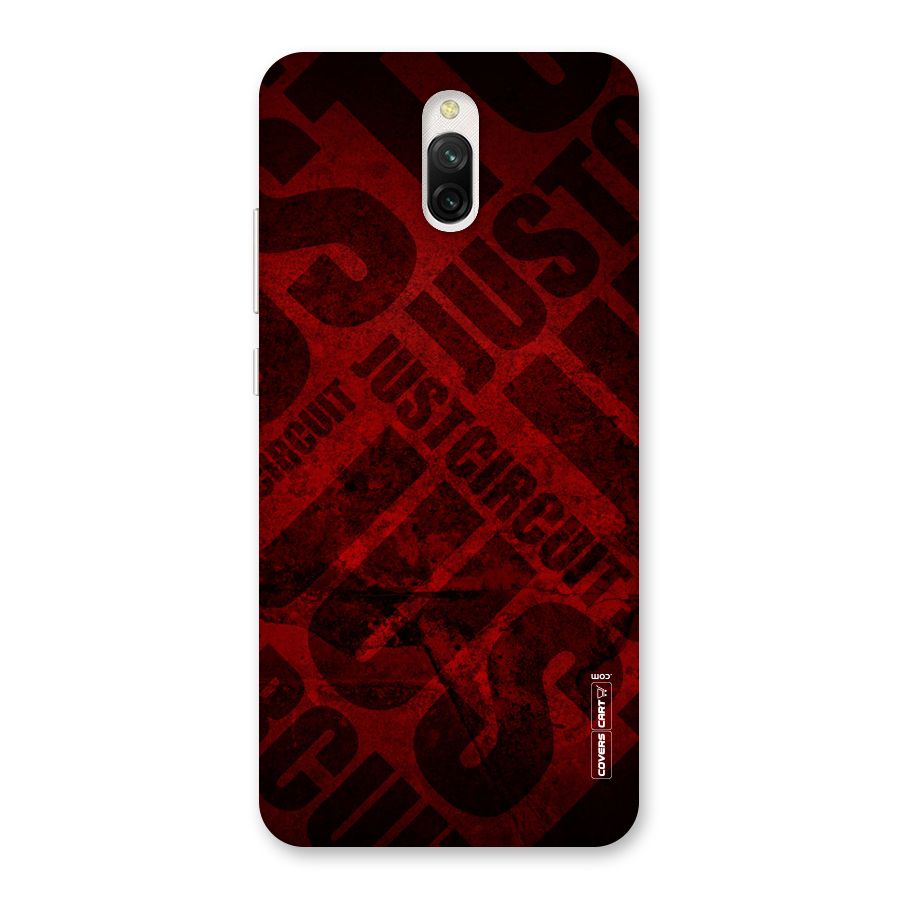 Just Circuit Back Case for Redmi 8A Dual