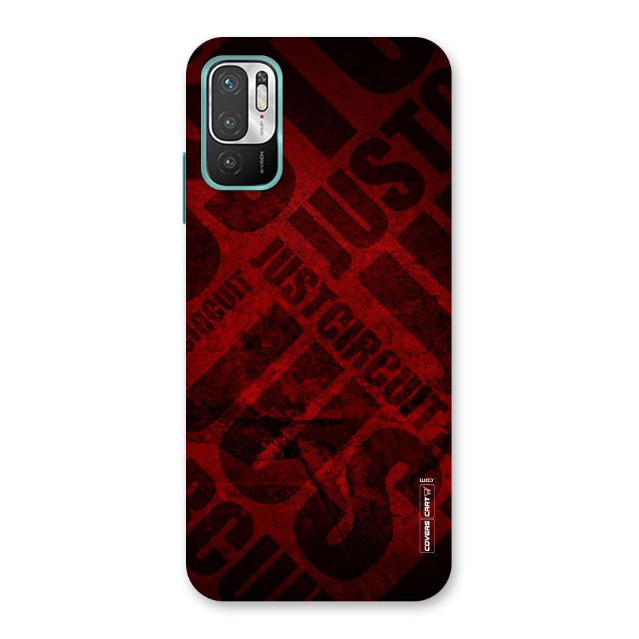 Just Circuit Back Case for Redmi Note 10T 5G