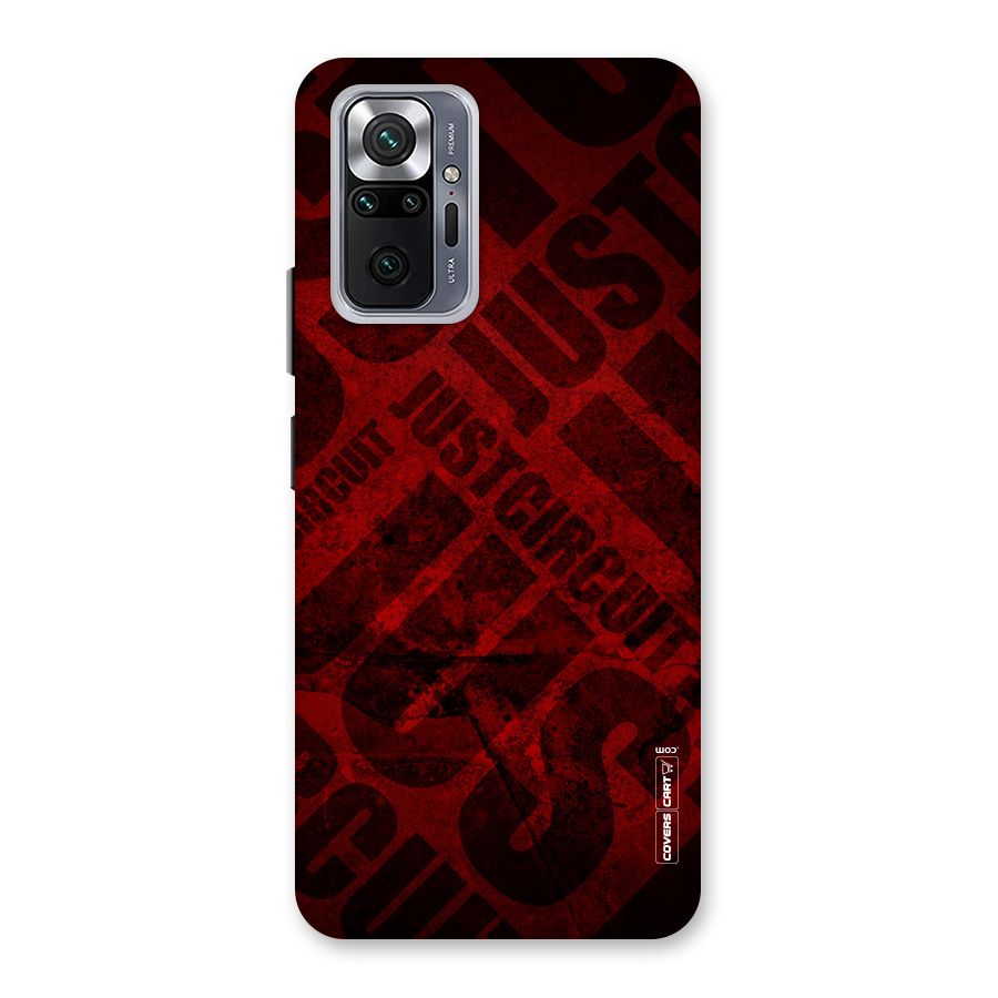 Just Circuit Back Case for Redmi Note 10 Pro Max