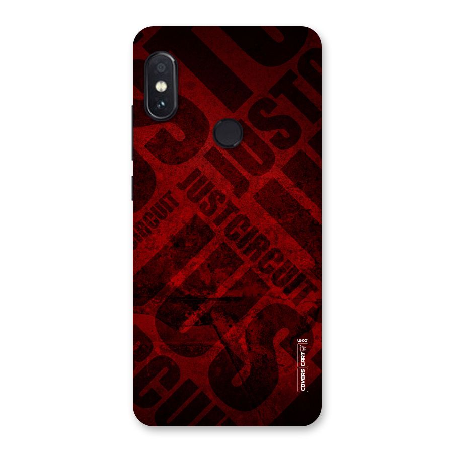 Just Circuit Back Case for Redmi Note 5 Pro