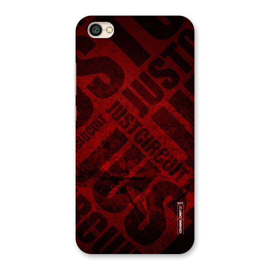 Just Circuit Back Case for Redmi Y1 Lite