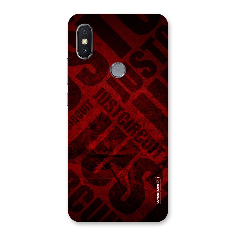 Just Circuit Back Case for Redmi Y2
