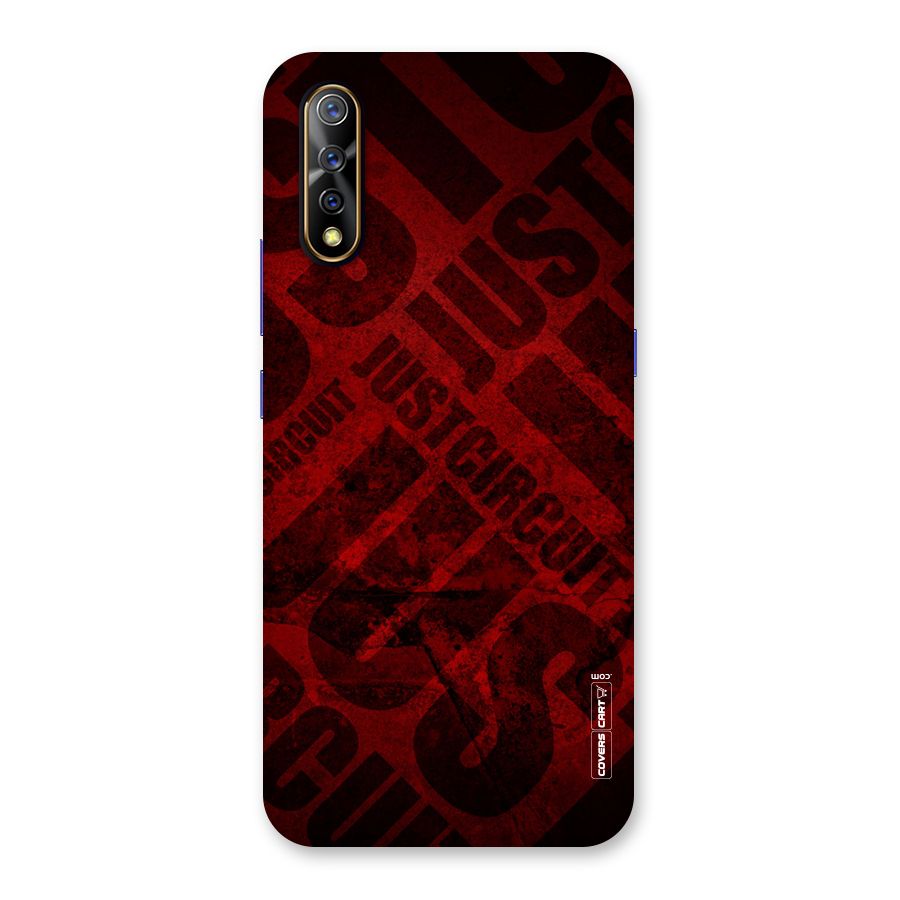 Just Circuit Back Case for Vivo S1