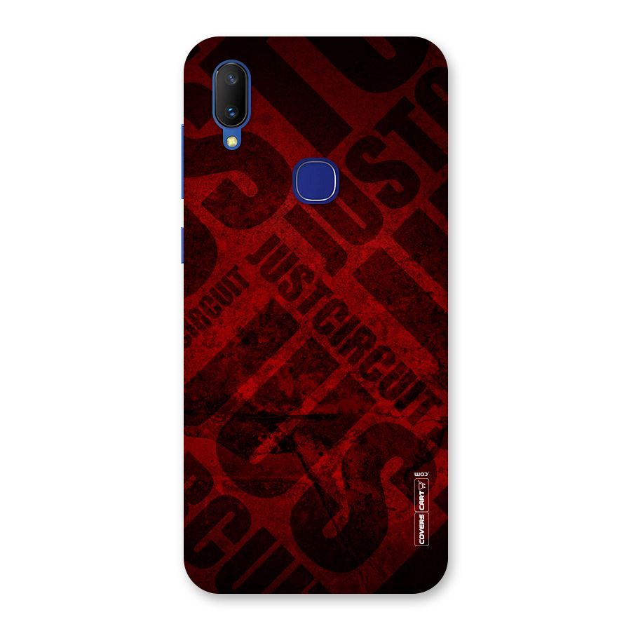 Just Circuit Back Case for Vivo V11