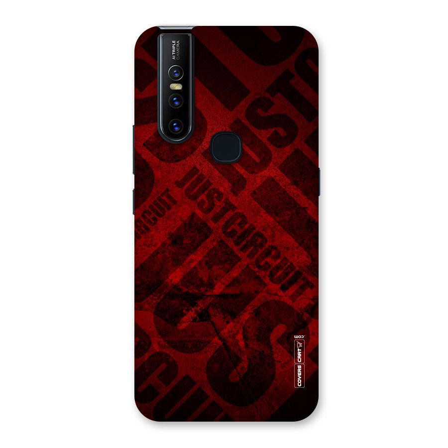 Just Circuit Back Case for Vivo V15