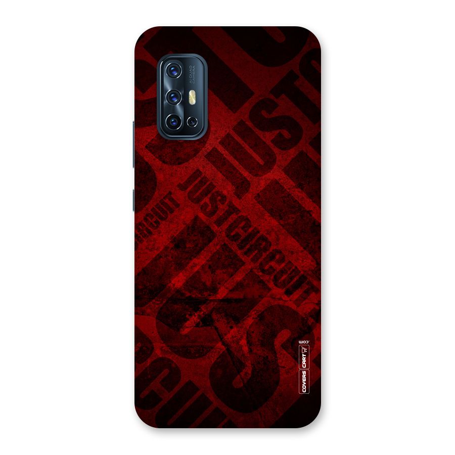 Just Circuit Back Case for Vivo V17