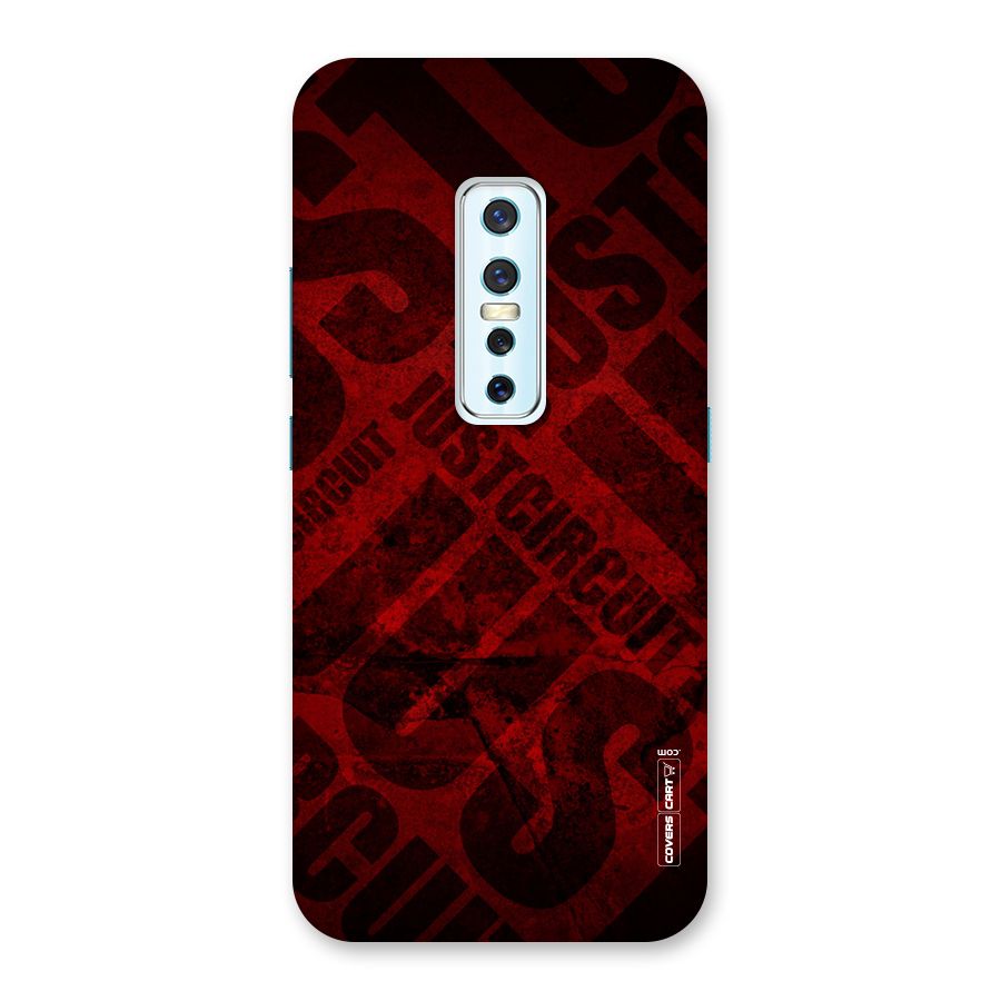 Just Circuit Back Case for Vivo V17 Pro