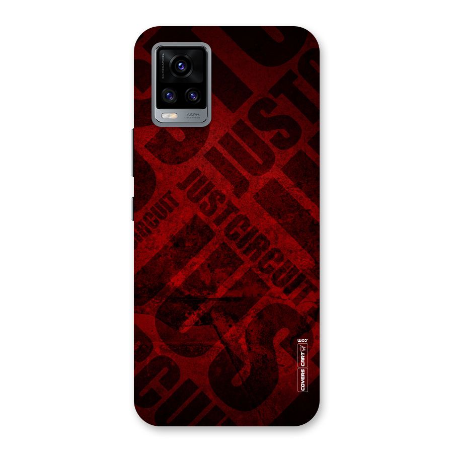 Just Circuit Back Case for Vivo V20