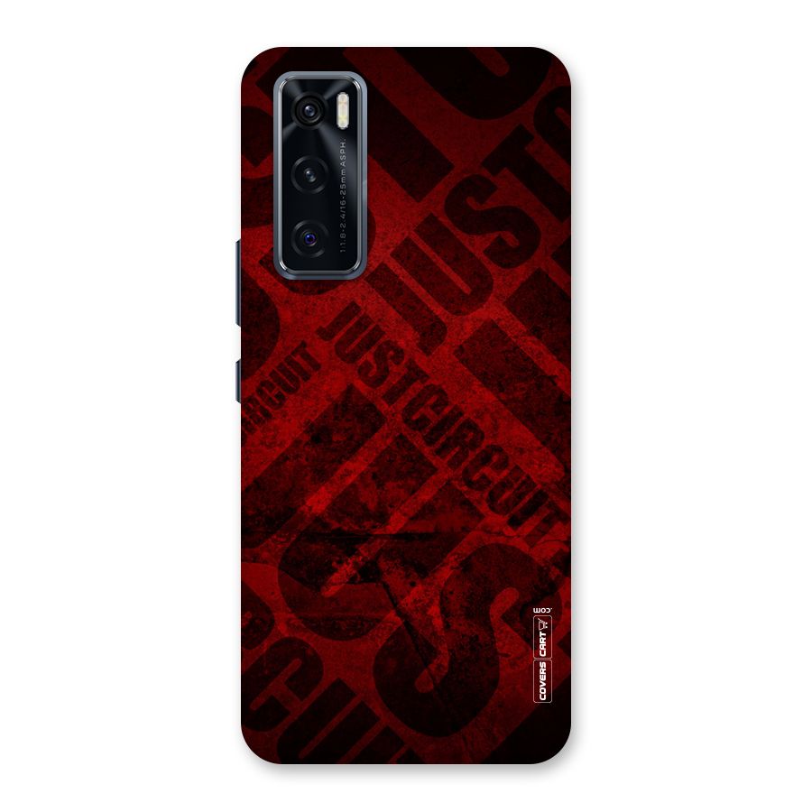 Just Circuit Back Case for Vivo V20 SE
