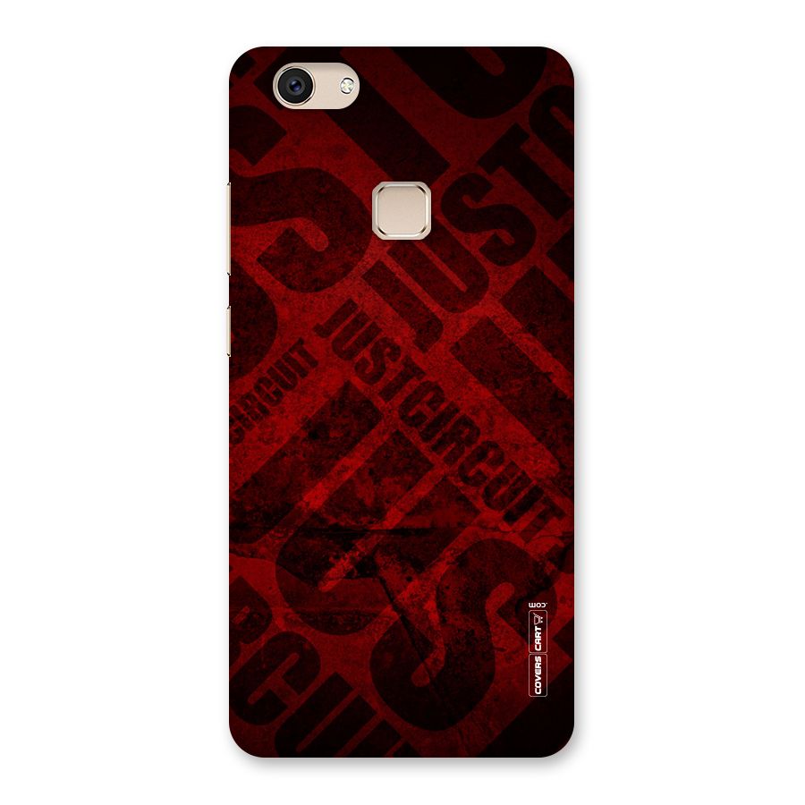 Just Circuit Back Case for Vivo V7