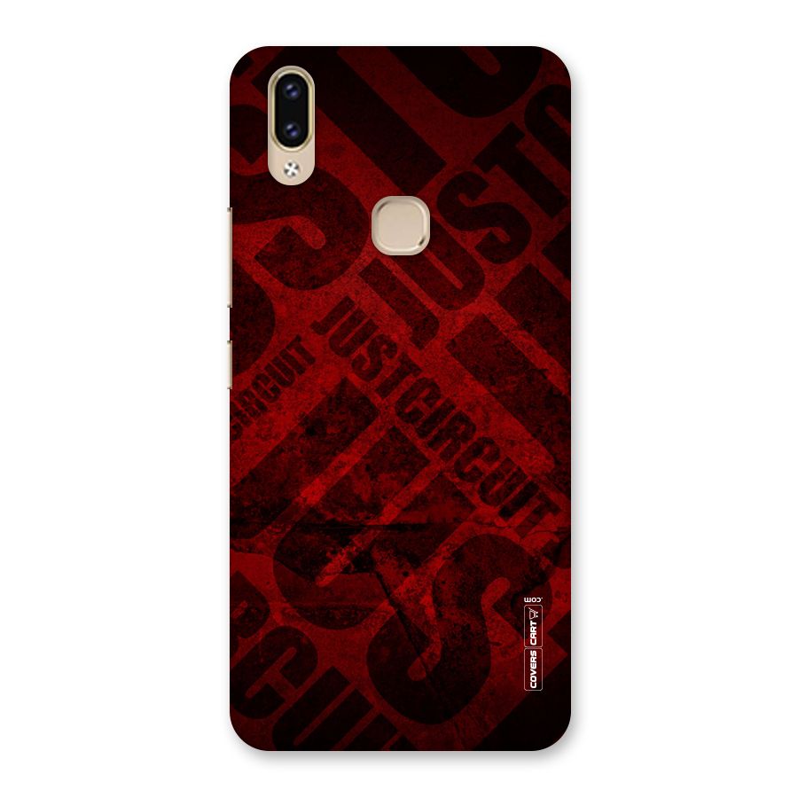 Just Circuit Back Case for Vivo V9 Youth
