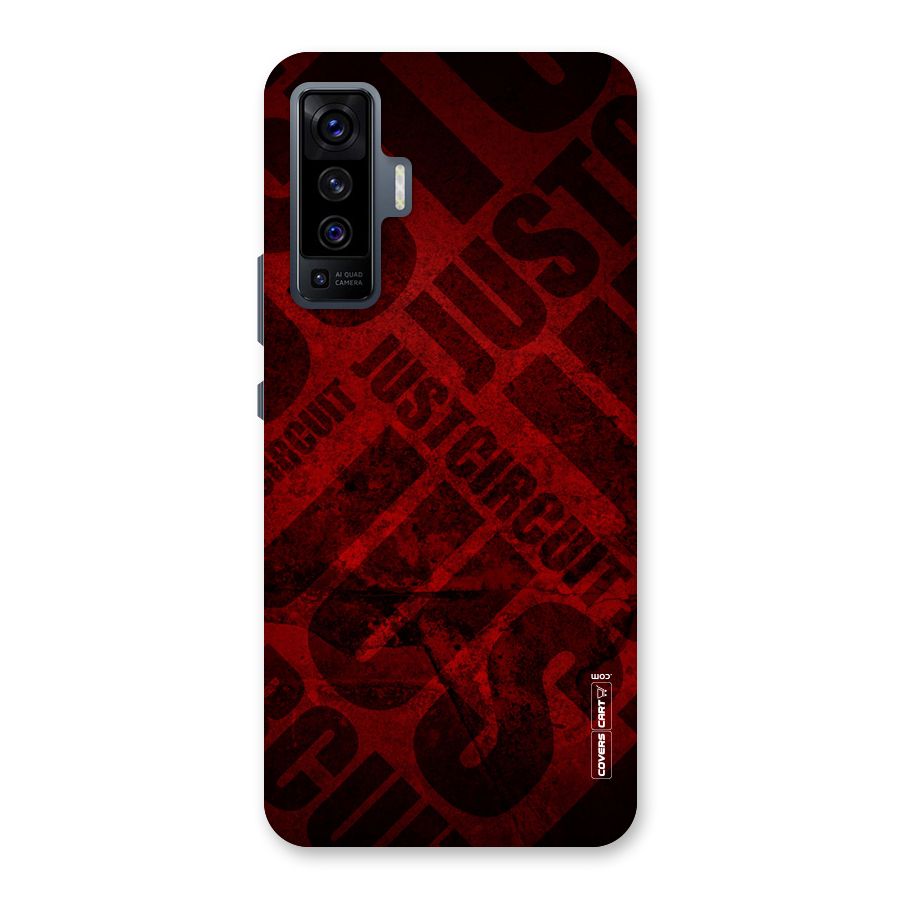 Just Circuit Back Case for Vivo X50