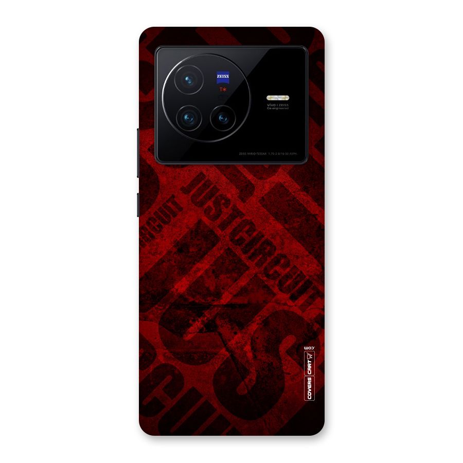 Just Circuit Back Case for Vivo X80