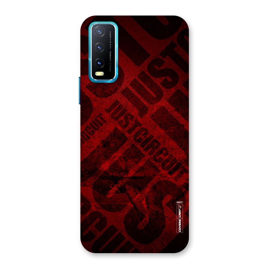 Just Circuit Back Case for Vivo Y20