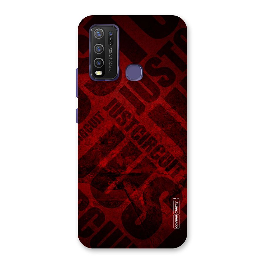 Just Circuit Back Case for Vivo Y50