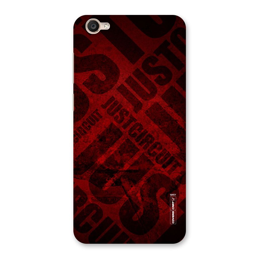 Just Circuit Back Case for Vivo Y55s