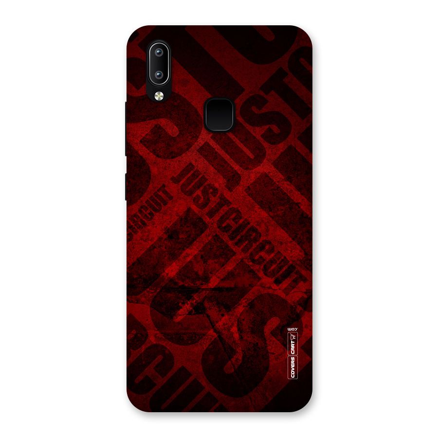 Just Circuit Back Case for Vivo Y93