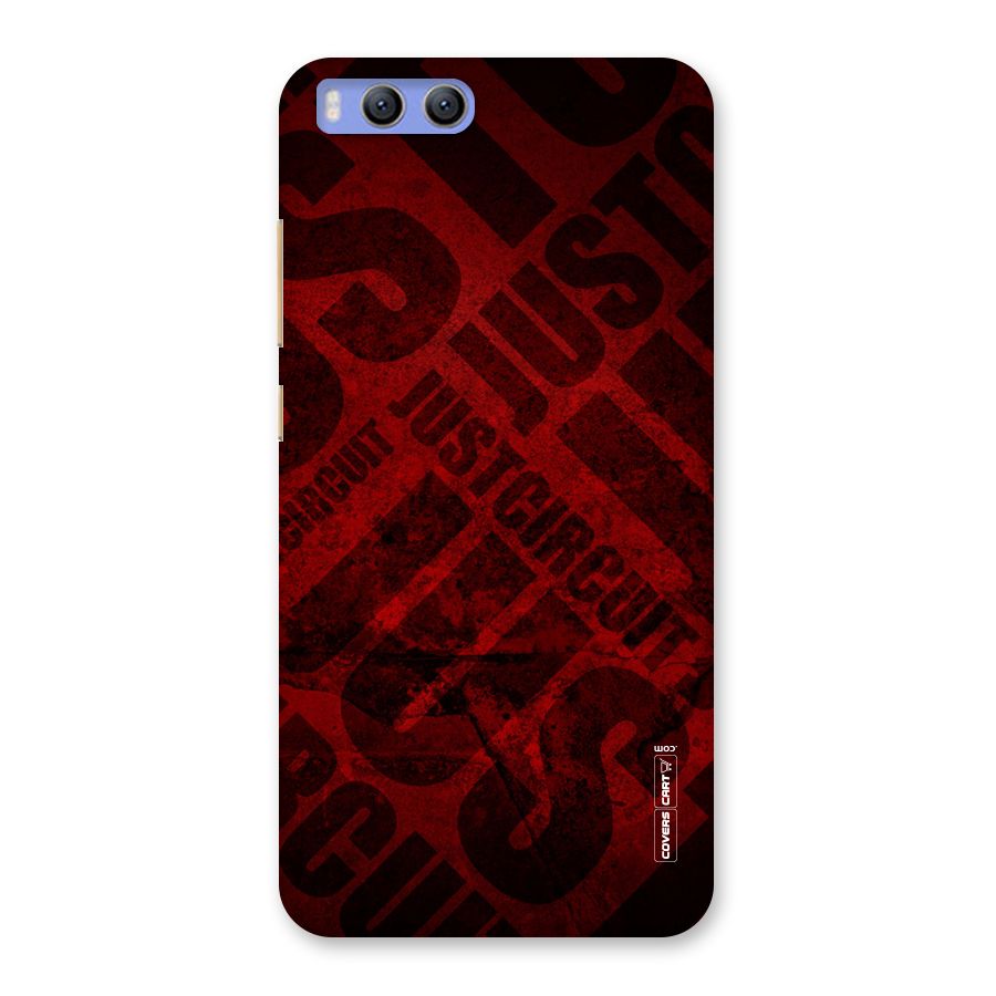 Just Circuit Back Case for Xiaomi Mi 6