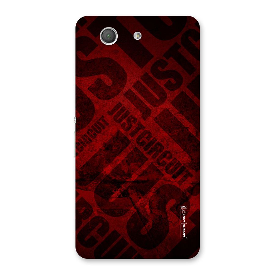 Just Circuit Back Case for Xperia Z3 Compact