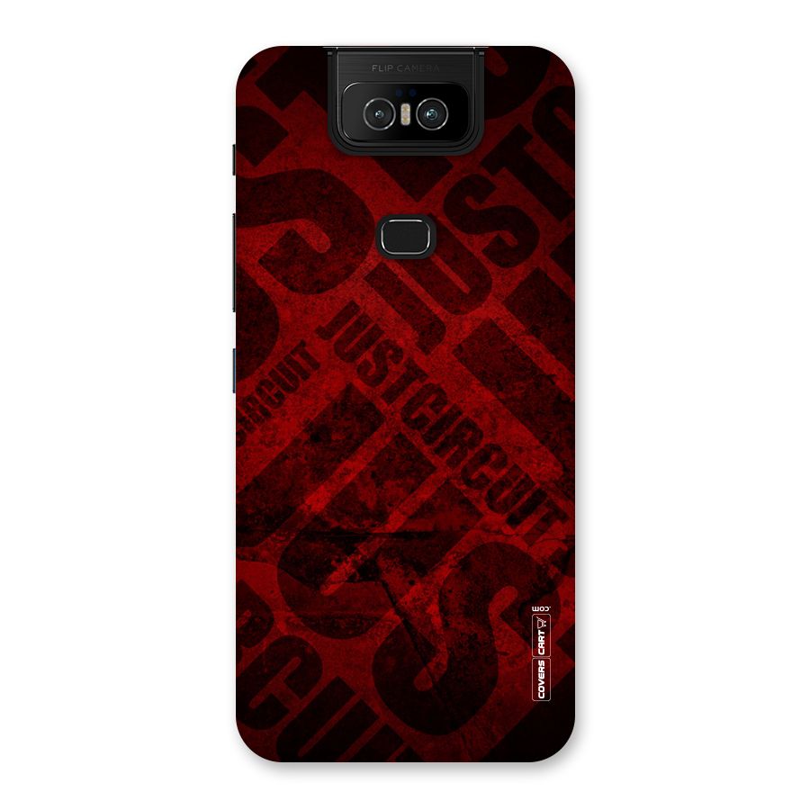 Just Circuit Back Case for Zenfone 6z