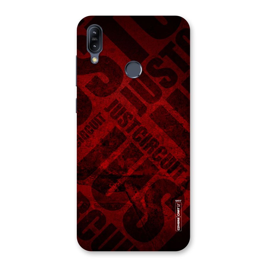 Just Circuit Back Case for Zenfone Max M2