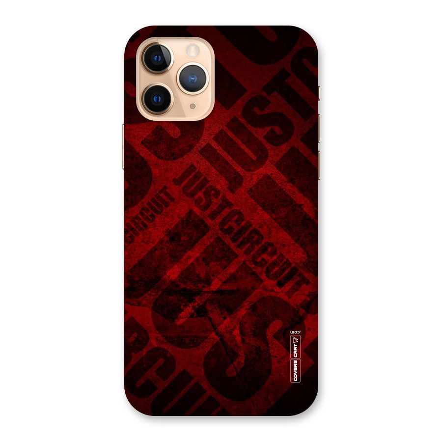 Just Circuit Back Case for iPhone 11 Pro