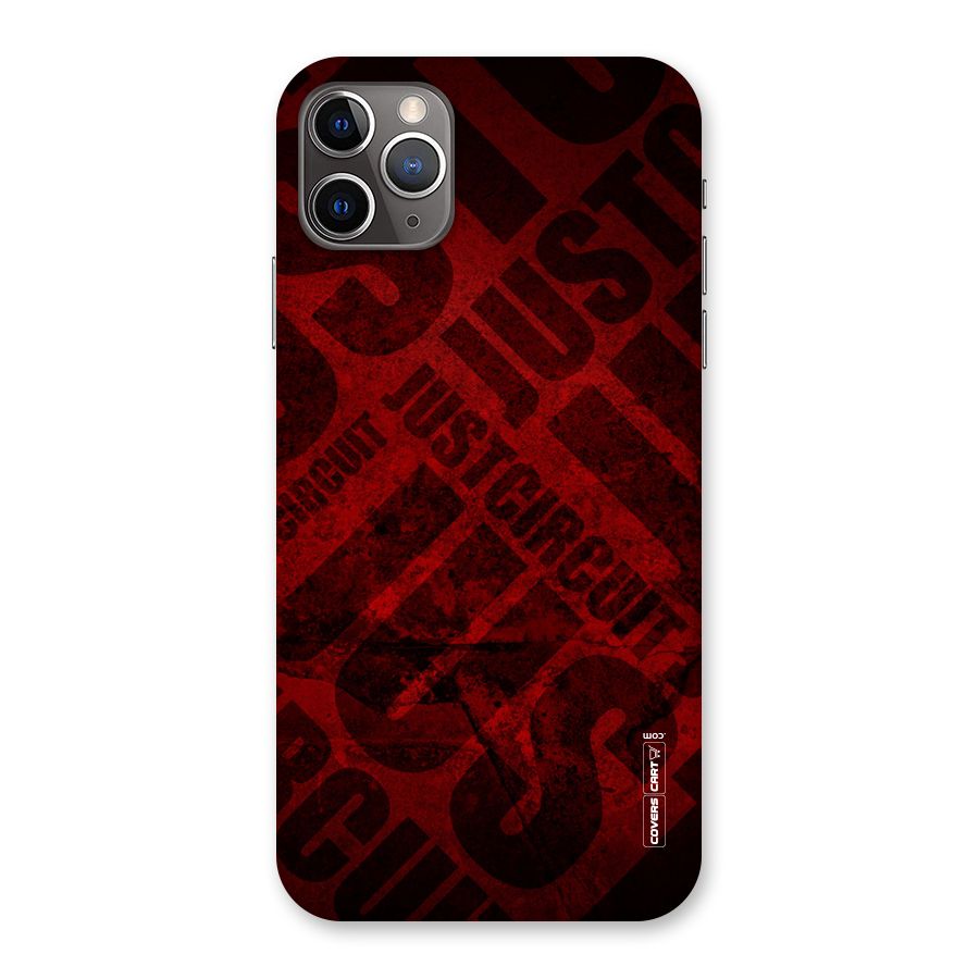 Just Circuit Back Case for iPhone 11 Pro Max