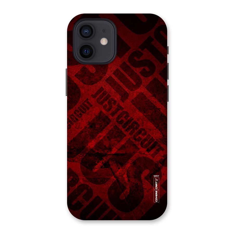 Just Circuit Back Case for iPhone 12