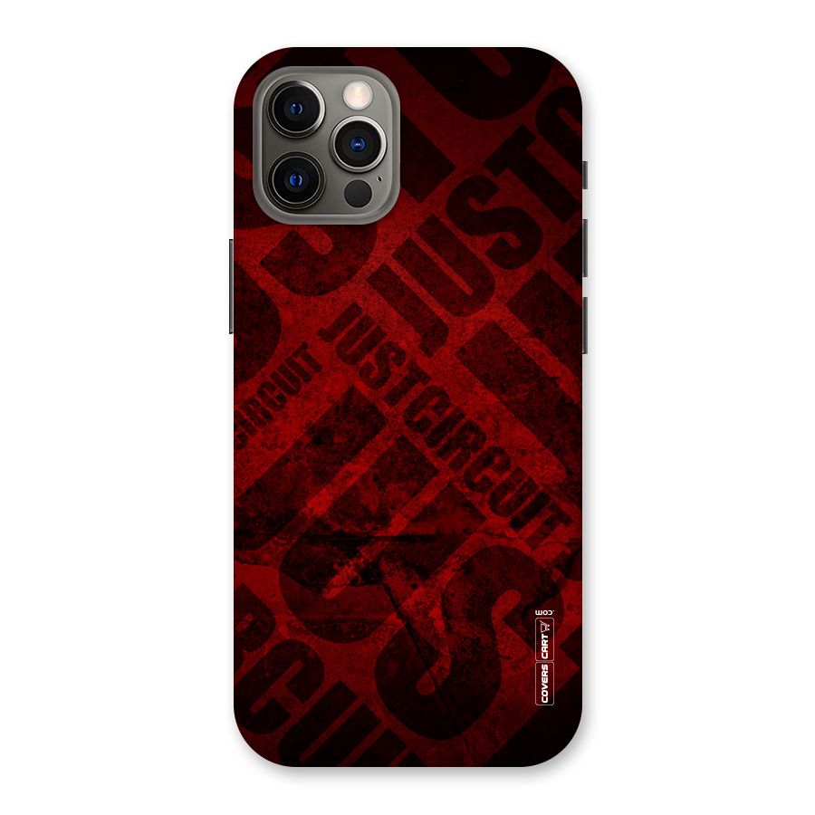Just Circuit Back Case for iPhone 12 Pro