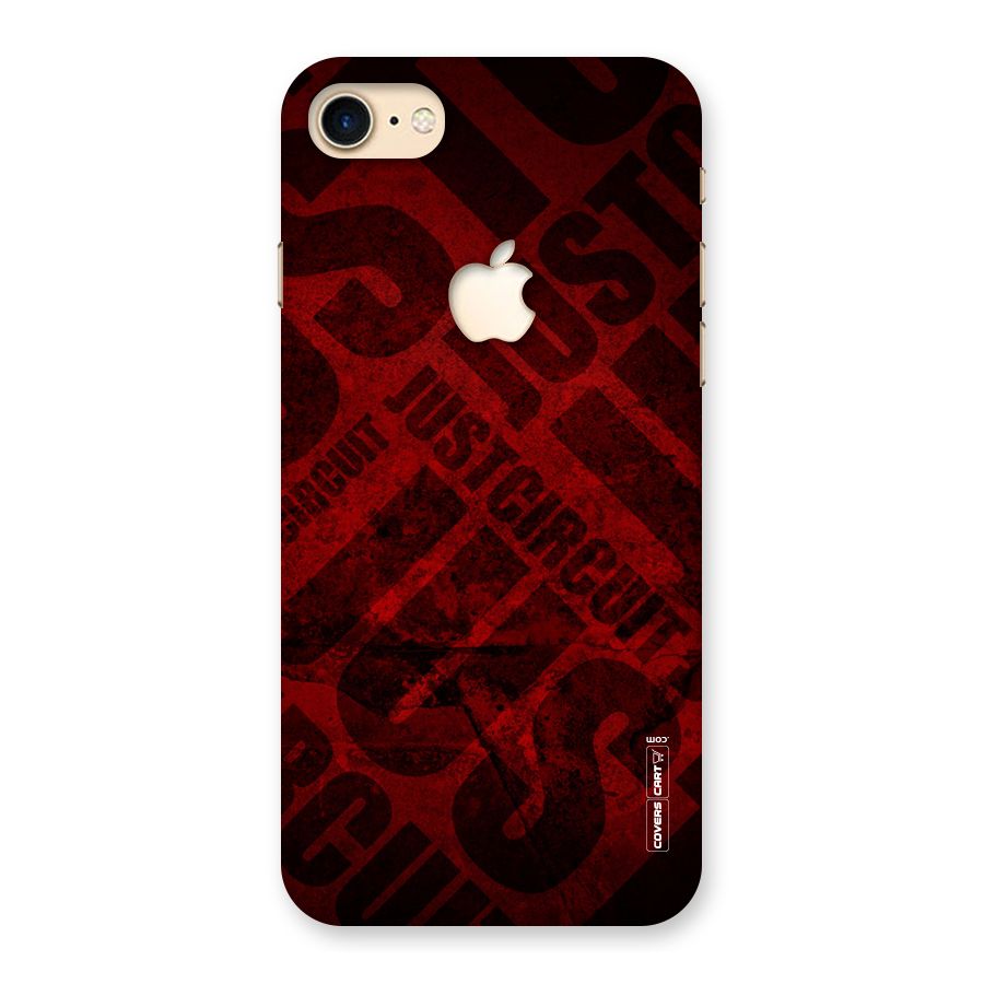 Just Circuit Back Case for iPhone 7 Apple Cut
