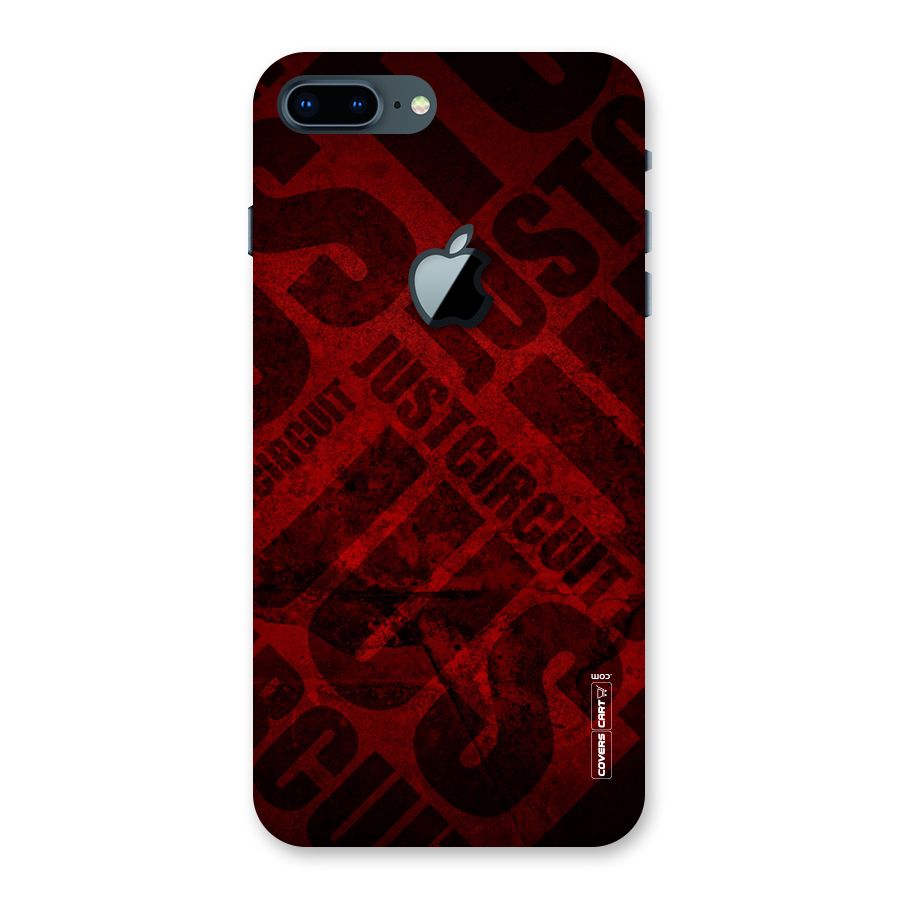Just Circuit Back Case for iPhone 7 Plus Apple Cut