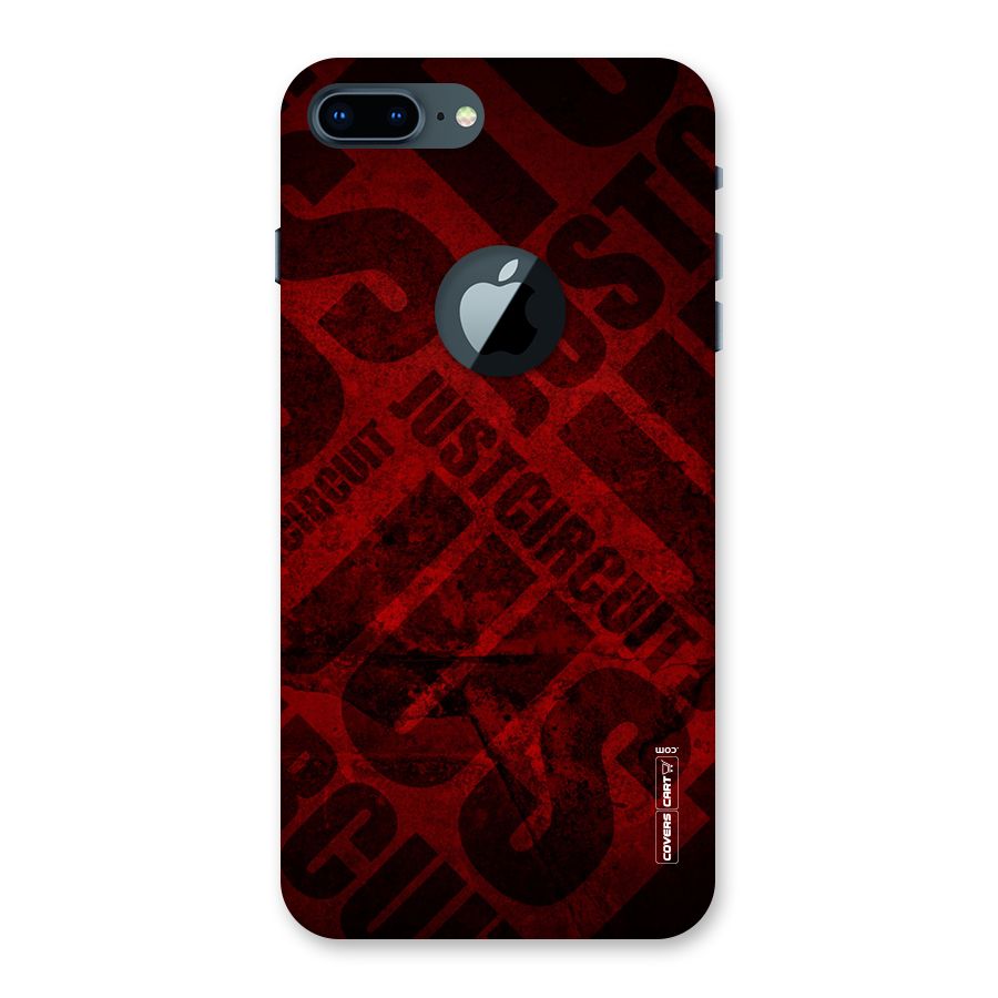 Just Circuit Back Case for iPhone 7 Plus Logo Cut
